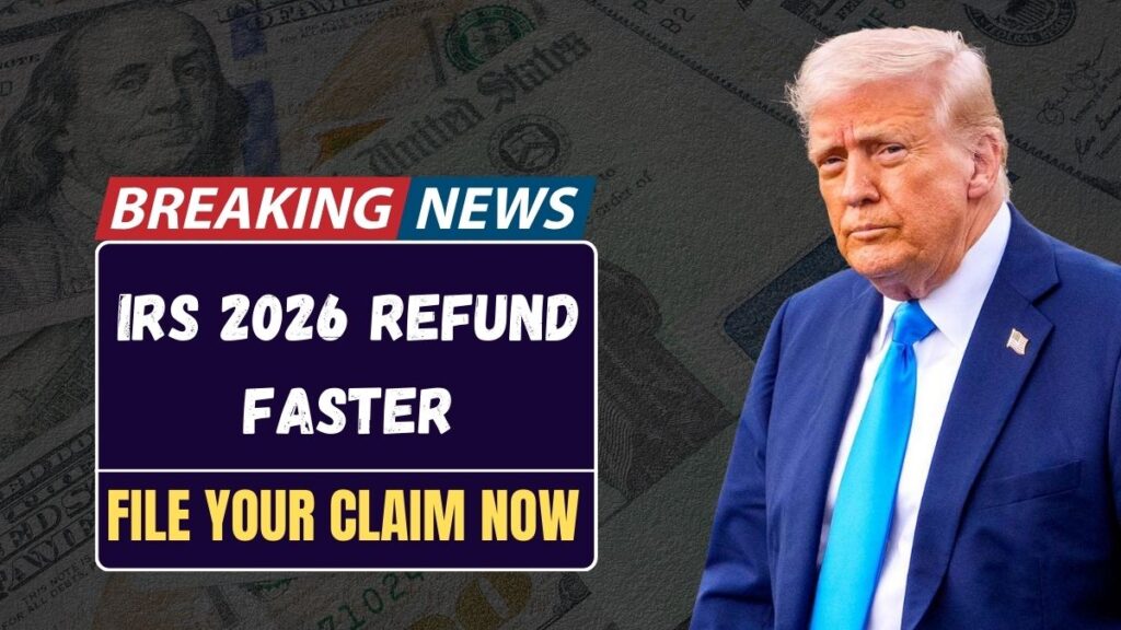 IRS 2026 Refund Faster, File Tax Claim Now, Check Payment Schedule