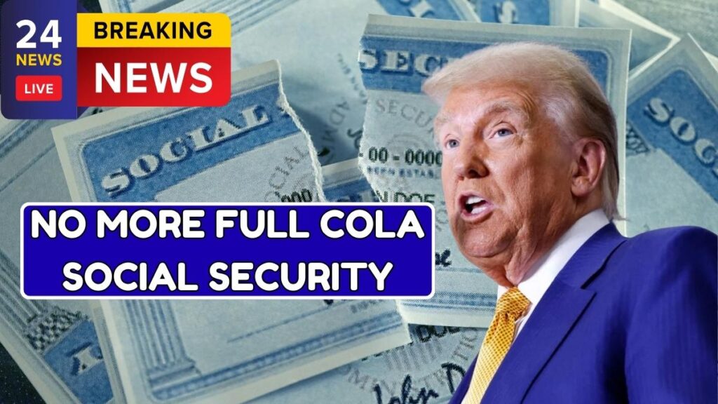 No More Full COLA Social Security For All